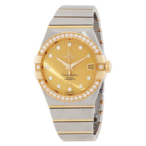 ladies fake omega constellation chronometer diamonds|omega constellation chronometer.